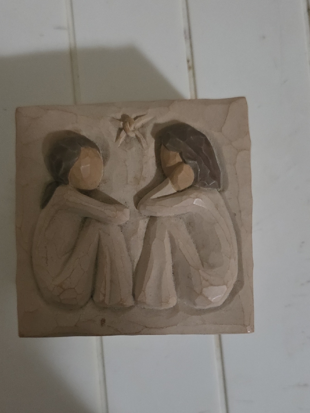 WILLOW TREE Neutral Beige and Brown Figurative Box
